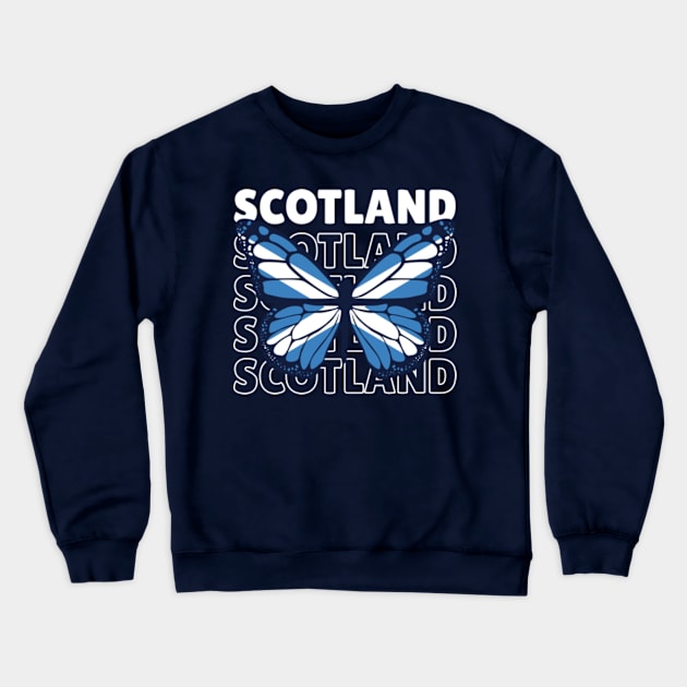 I Love Scotland // Scottish Flag // Scottish Pride Crewneck Sweatshirt by SLAG_Creative